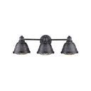 Golden Lighting 7312-BA3 Bartlett 3 Light Bath Vanity - Crescent Harbor