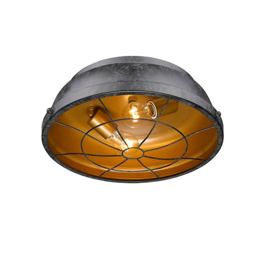 Golden Lighting 7312-FM Bartlett Flush Mount - Crescent Harbor