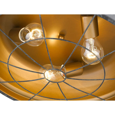 Golden Lighting 7312-FM16 Bartlett Flush Mount - Crescent Harbor
