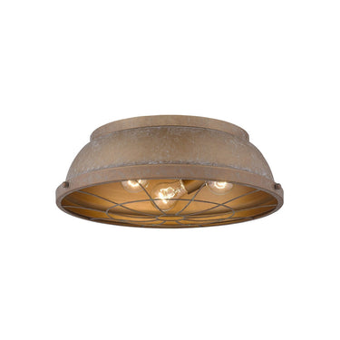 Golden Lighting 7312-FM16 Bartlett Flush Mount - Crescent Harbor
