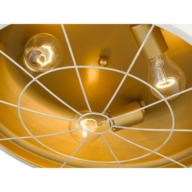 Golden Lighting 7312-FM16 Bartlett Flush Mount - Crescent Harbor