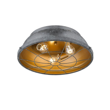 Golden Lighting 7312-FM16 Bartlett Flush Mount - Crescent Harbor