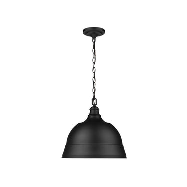 Golden Lighting 7313-L BLK 2-Light Pendant - Crescent Harbor