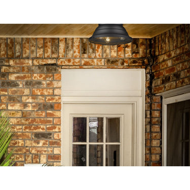 Golden Lighting 7316-OFM Bartlett Outdoor Flush Mount - Crescent Harbor