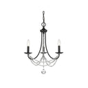 Golden Lighting 7644-M3 Mirabella 3 Light Mini Chandelier - Crescent Harbor