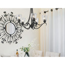 Golden Lighting 8001-5 BLK-SD Parrish 5 Light Chandelier - Crescent Harbor