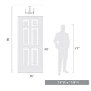 Golden Lighting 8207-SF WG Cambay Semi-Flush in White Gold - Crescent Harbor