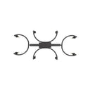 Golden Lighting 8209-LP BLK Ellyn Linear Pendant in Matte Black - Crescent Harbor