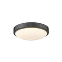 Golden Lighting 9128-FM10-OP Gabi Flush Mount in Opal Glass - Crescent Harbor
