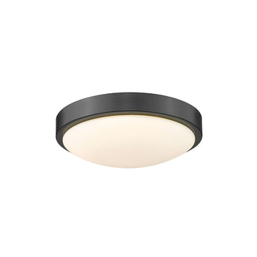Golden Lighting 9128-FM10-OP Gabi Flush Mount in Opal Glass - Crescent Harbor