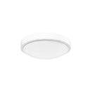 Golden Lighting 9128-FM10-OP Gabi Flush Mount in Opal Glass - Crescent Harbor