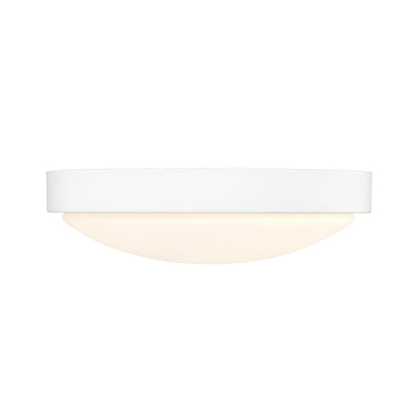Golden Lighting 9128-FM10-OP Gabi Flush Mount in Opal Glass - Crescent Harbor
