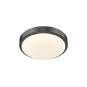 Golden Lighting 9128-FM10-OP Gabi Flush Mount in Opal Glass - Crescent Harbor