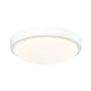 Golden Lighting 9128-FM10-OP Gabi Flush Mount in Opal Glass - Crescent Harbor