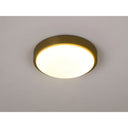 Golden Lighting 9128-FM10-OP Gabi Flush Mount in Opal Glass - Crescent Harbor