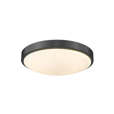 Golden Lighting 9128-FM13-OP Gabi Flush Mount in Opal Glass - Crescent Harbor
