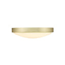 Golden Lighting 9128-FM13-OP Gabi Flush Mount in Opal Glass - Crescent Harbor