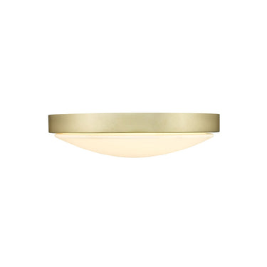 Golden Lighting 9128-FM13-OP Gabi Flush Mount in Opal Glass - Crescent Harbor