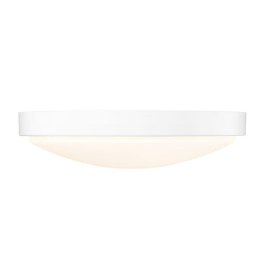 Golden Lighting 9128-FM13-OP Gabi Flush Mount in Opal Glass - Crescent Harbor