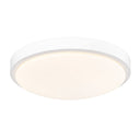 Golden Lighting 9128-FM13-OP Gabi Flush Mount in Opal Glass - Crescent Harbor