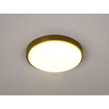 Golden Lighting 9128-FM13-OP Gabi Flush Mount in Opal Glass - Crescent Harbor