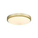 Golden Lighting 9128-FM13-OP Gabi Flush Mount in Opal Glass - Crescent Harbor
