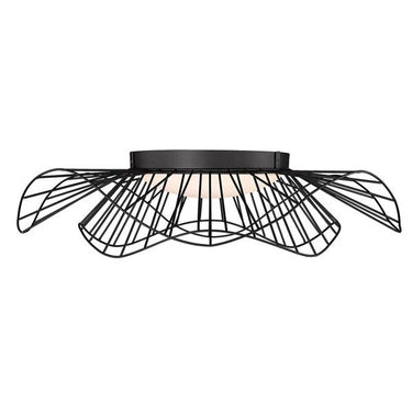 Golden Lighting 9136-FM24 NB-OP Flush Mount - 24 - Crescent Harbor