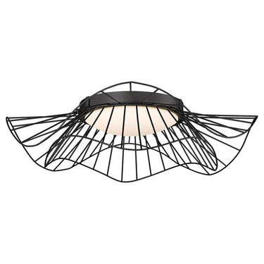 Golden Lighting 9136-FM24 NB-OP Flush Mount - 24 - Crescent Harbor