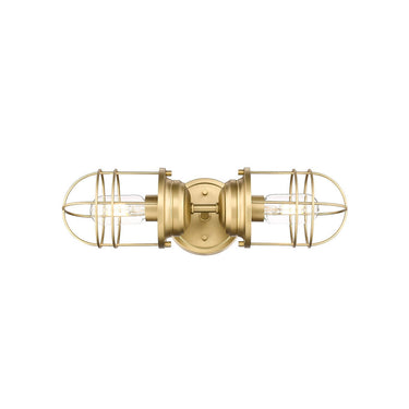 Golden Lighting 9808-2W Seaport 2-Light Wall Sconce - Crescent Harbor
