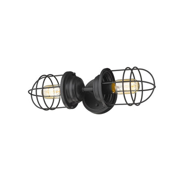 Golden Lighting 9808-2W Seaport 2-Light Wall Sconce - Crescent Harbor