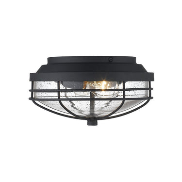 Golden Lighting 9808-OFM Seaport Outdoor Flush Mount - Crescent Harbor