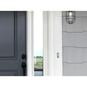 Golden Lighting 9808-OWM NB-SD Seaport Medium Outdoor Sconce in Natural Black - Crescent Harbor