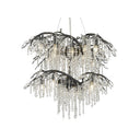 Golden Lighting 9903-18 Autumn Twilight 2 Tier - 18 Light Chandelier - Crescent Harbor
