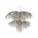 Golden Lighting 9903-18 Autumn Twilight 2 Tier - 18 Light Chandelier - Crescent Harbor
