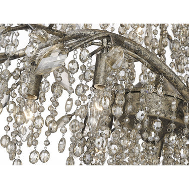 Golden Lighting 9903-18 Autumn Twilight 2 Tier - 18 Light Chandelier - Crescent Harbor