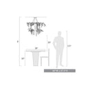 Golden Lighting 9903-18 Autumn Twilight 2 Tier - 18 Light Chandelier - Crescent Harbor