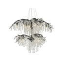 Golden Lighting 9903-18 Autumn Twilight 2 Tier - 18 Light Chandelier - Crescent Harbor