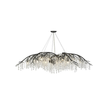 Golden Lighting 9903-24 Autumn Twilight 24 Light Chandelier - Crescent Harbor