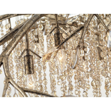Golden Lighting 9903-24 Autumn Twilight 24 Light Chandelier - Crescent Harbor