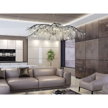 Golden Lighting 9903-24 Autumn Twilight 24 Light Chandelier - Crescent Harbor