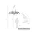 Golden Lighting 9903-24 Autumn Twilight 24 Light Chandelier - Crescent Harbor