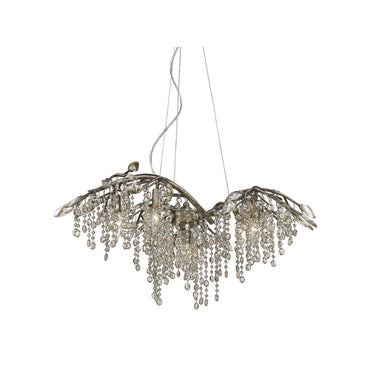 Golden Lighting 9903-6 Autumn Twilight 6 Light Chandelier - Crescent Harbor