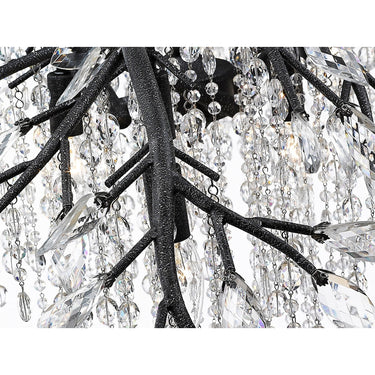 Golden Lighting 9903-6 Autumn Twilight 6 Light Chandelier - Crescent Harbor