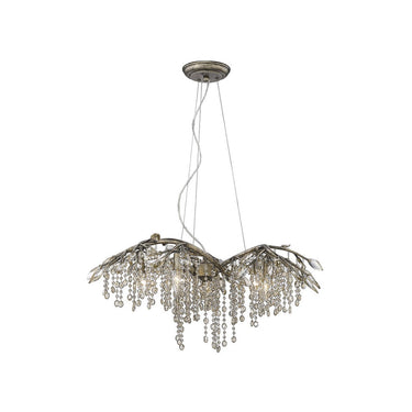 Golden Lighting 9903-6 Autumn Twilight 6 Light Chandelier - Crescent Harbor