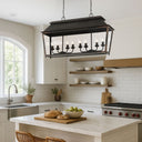Golden Lighting Abingdon 0804-LP 8 Light Linear Pendant 2