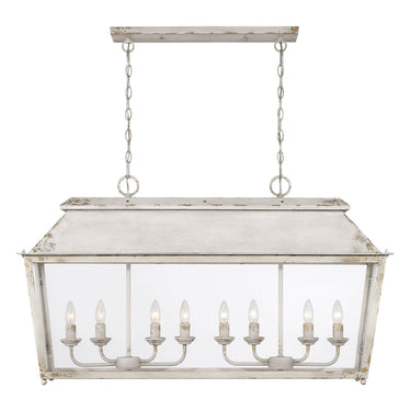 Golden Lighting Abingdon 0804-LP 8 Light Linear Pendant 1