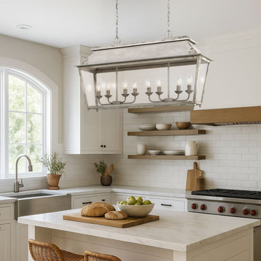 Golden Lighting Abingdon 0804-LP 8 Light Linear Pendant 3