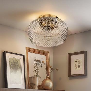 Golden Lighting Adeline 1088-3FM 3 Light Flush Mount 3