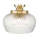 Golden Lighting Adeline 1088-3SF 3 Light Semi-flush 1