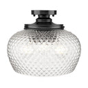 Golden Lighting Adeline 1088-3SF 3 Light Semi-flush